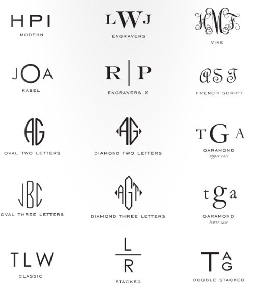 Monogram Styles