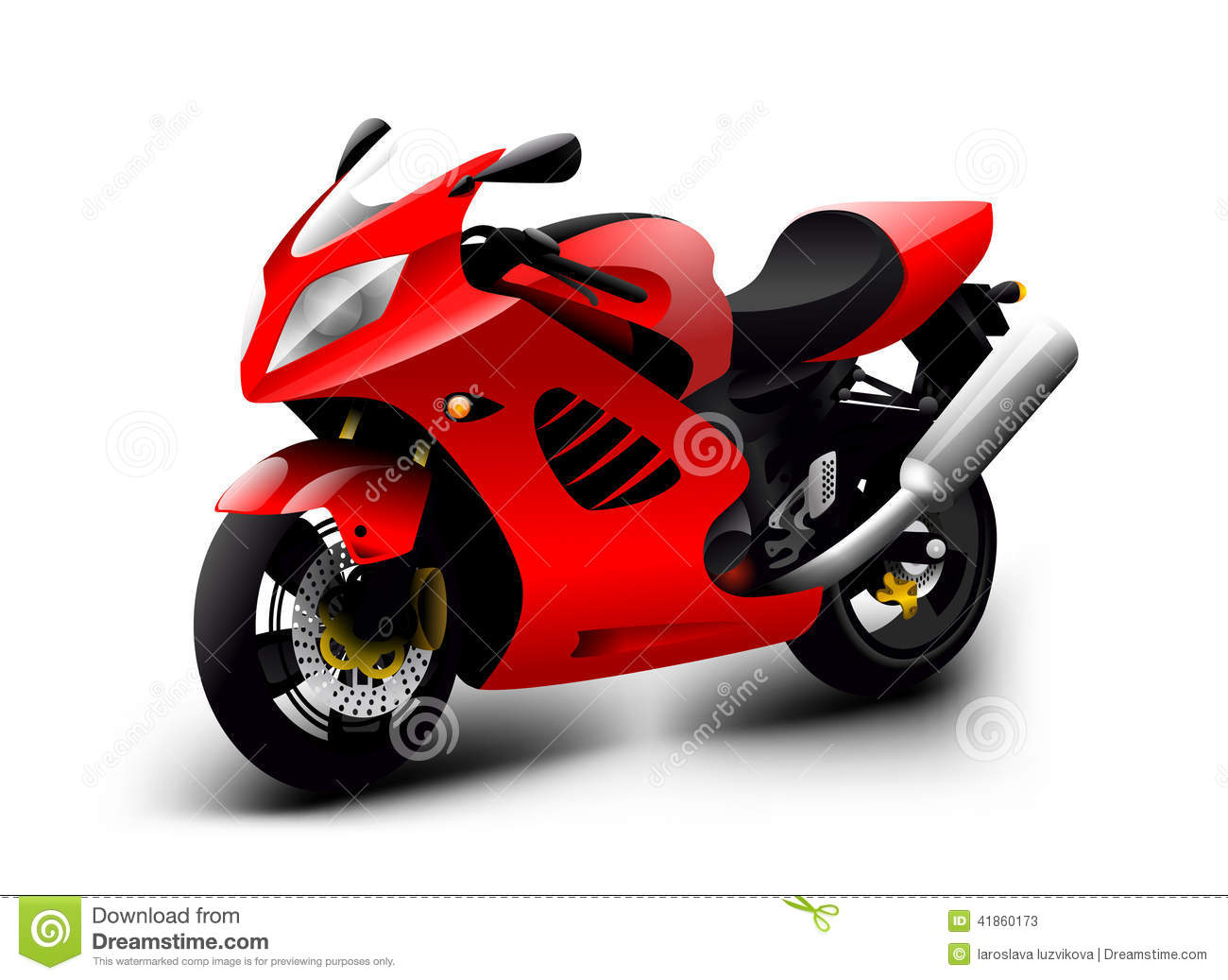 Motorcycle Vector Illustration