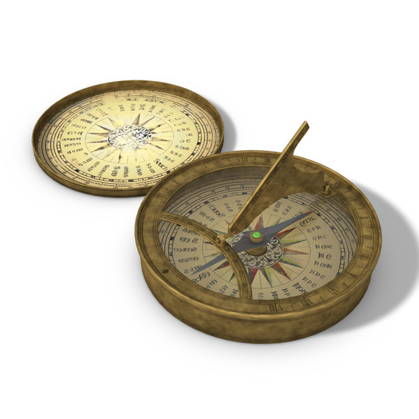 Old Magnetic Compass Old Magnetic Compass
