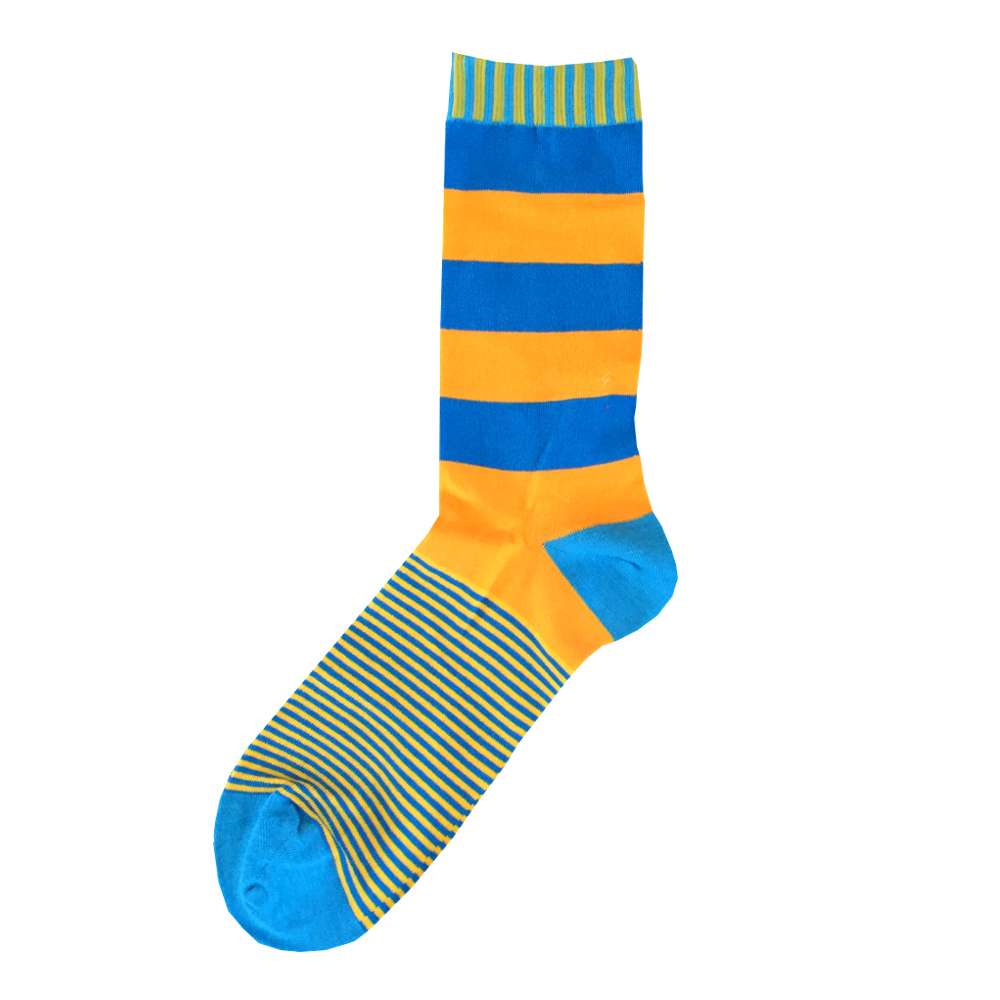 Orange Stripe Socks