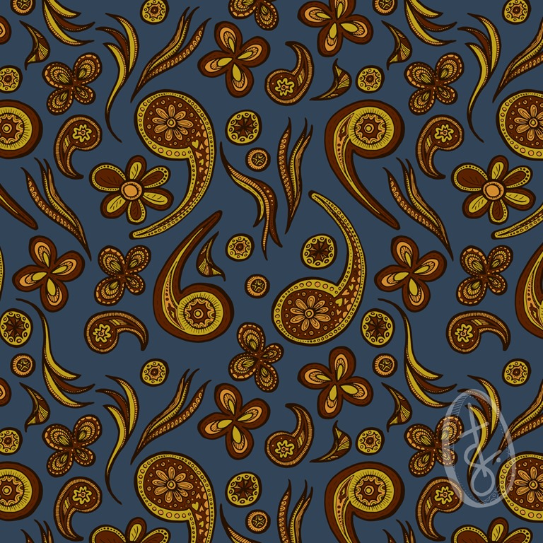 Paisley Pattern Illustration