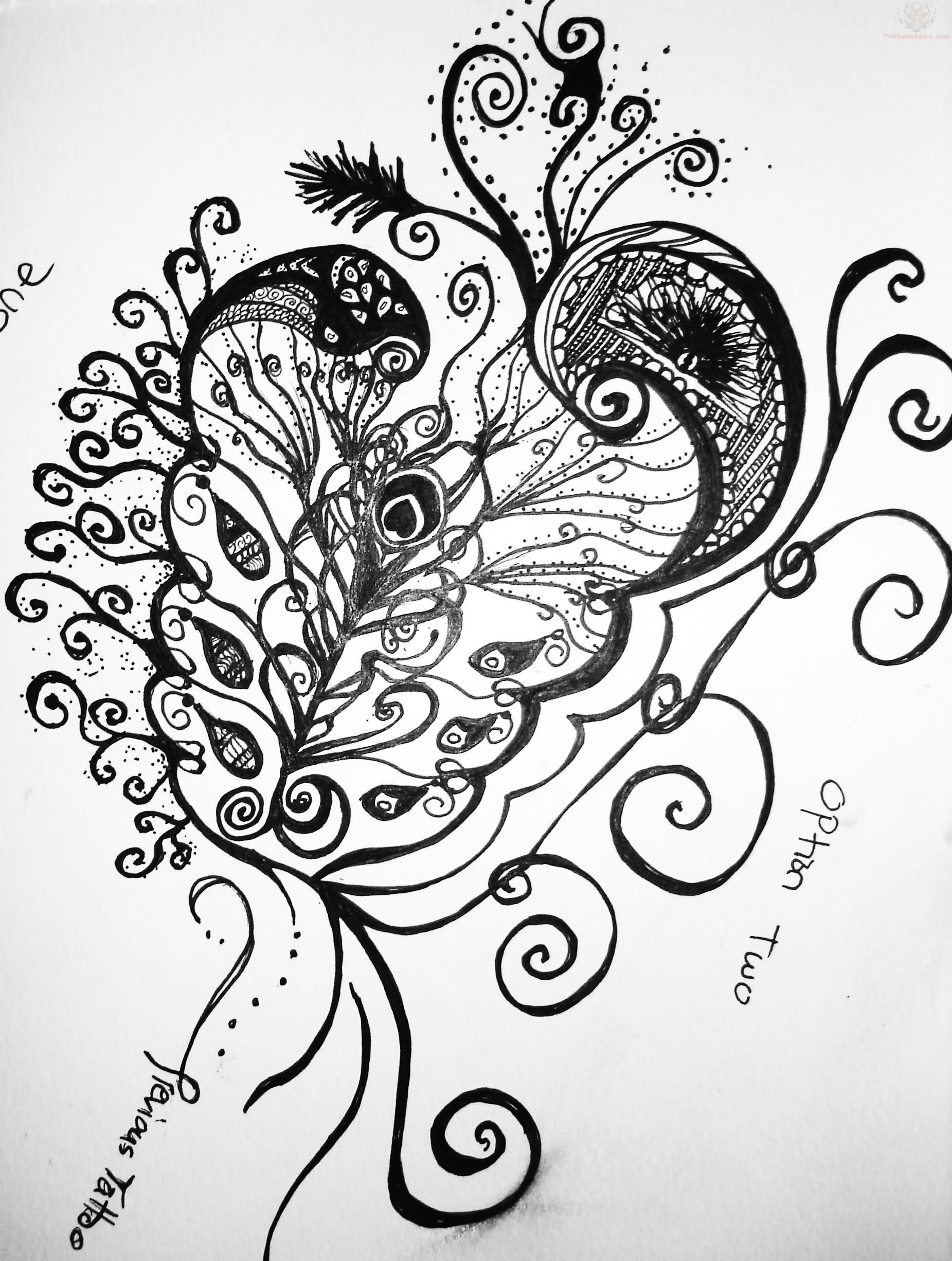 Paisley Pattern Tattoo Design