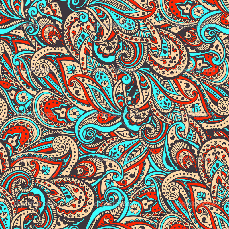 Paisley Vector Patterns