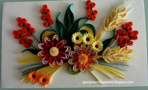 Paper Quilling Flower Designs