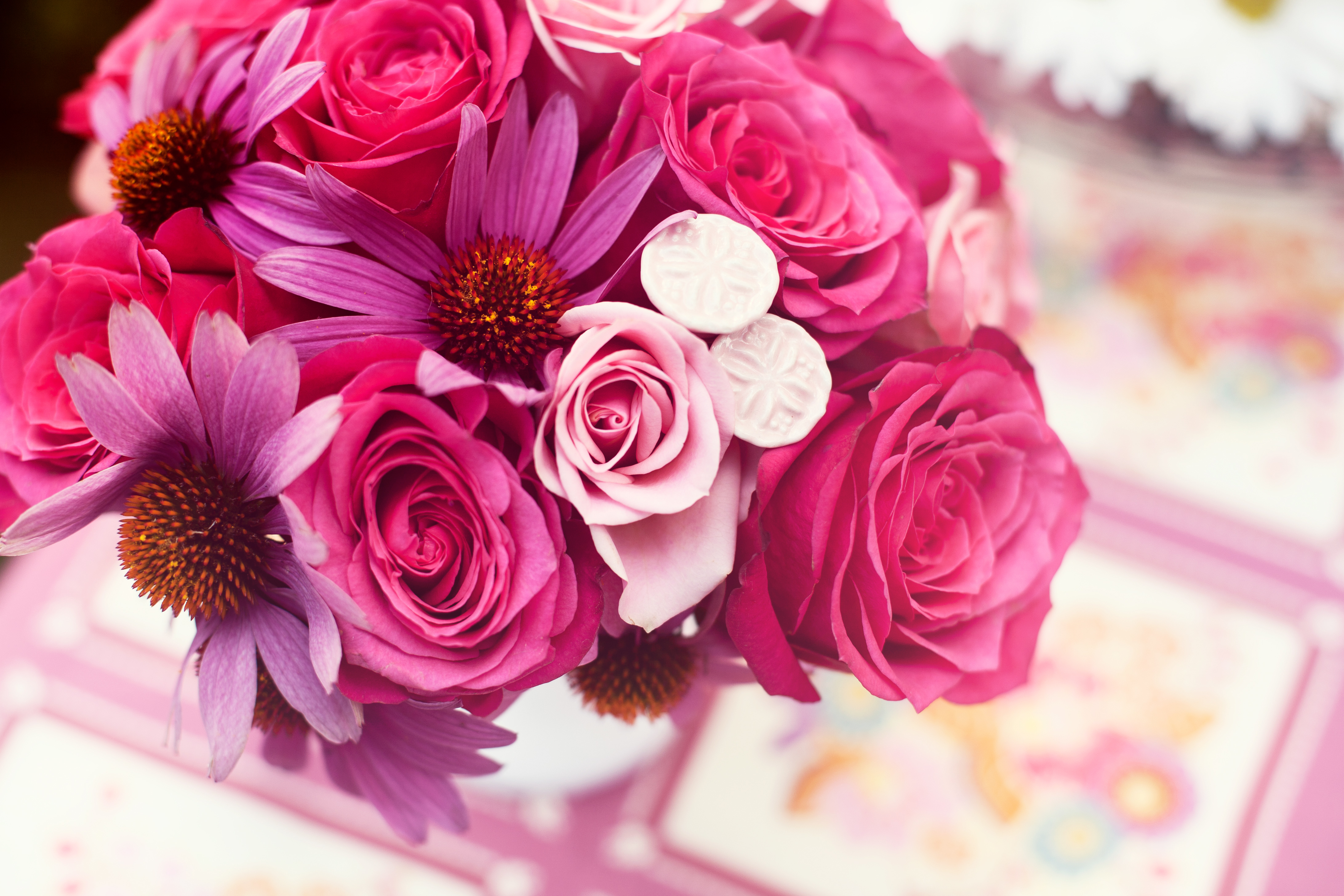 Pink Flowers Bouquet