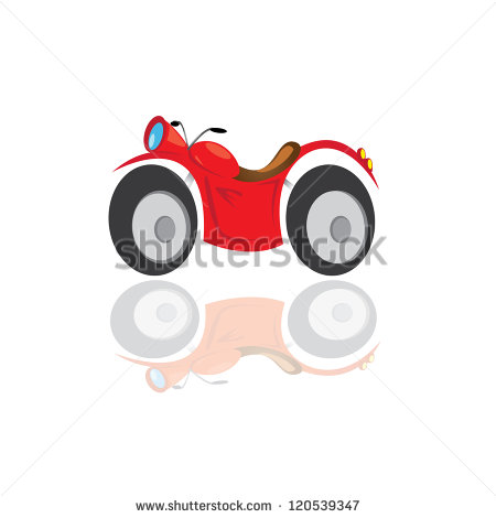 Red and White Classic Motorcycle Red and White Classic Motorcycle
