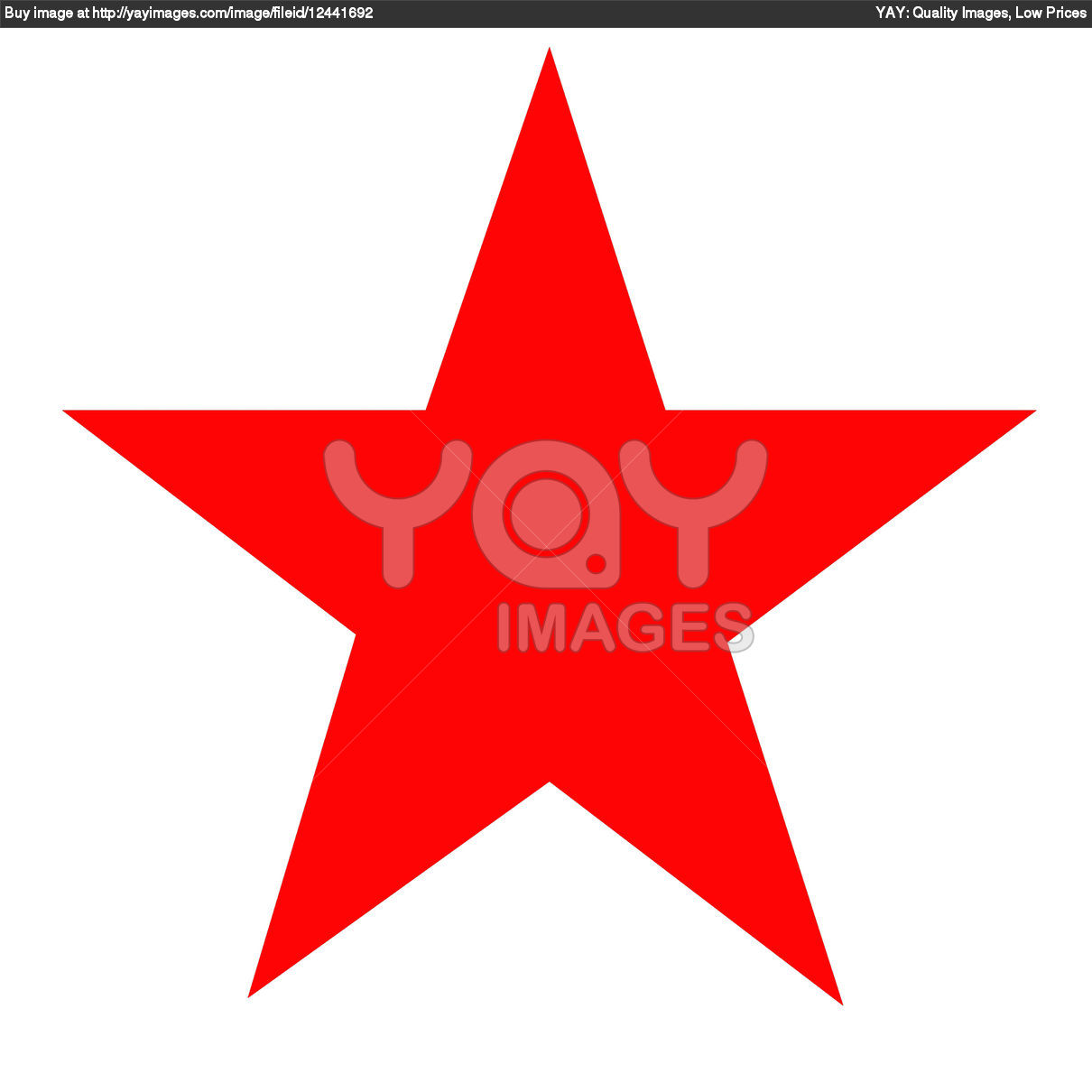 Red and White Star Vector