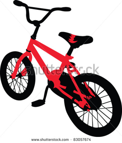 Red Bicycle Clip Art
