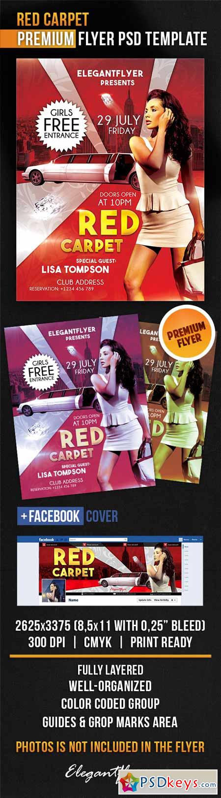 Red Carpet Flyer Template Free