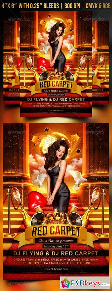 Red Carpet Flyer Template