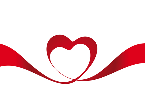 Ribbon Heart Vector