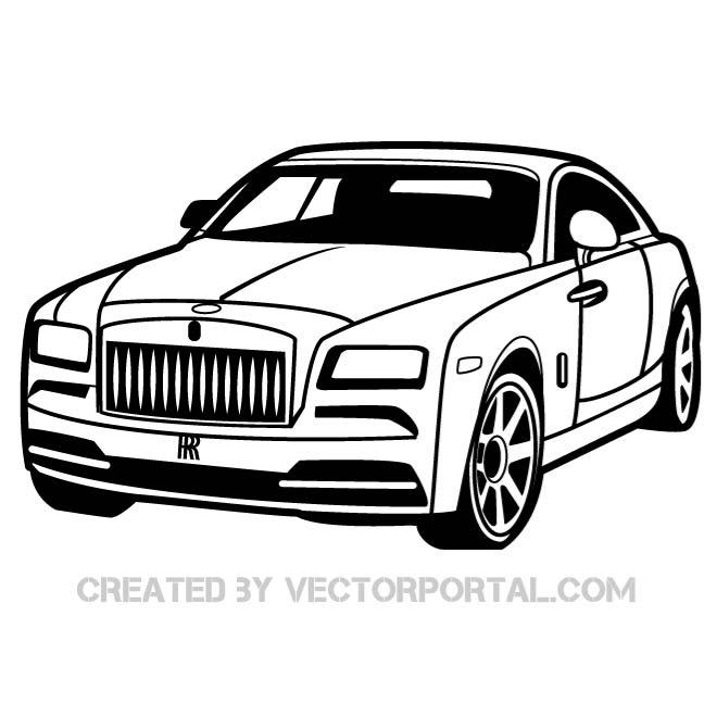 Rolls-Royce Vector Art