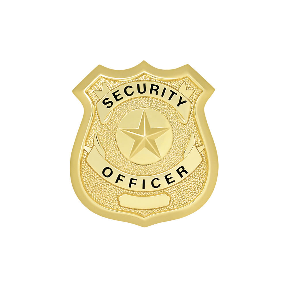 Security Officer Hat Badge