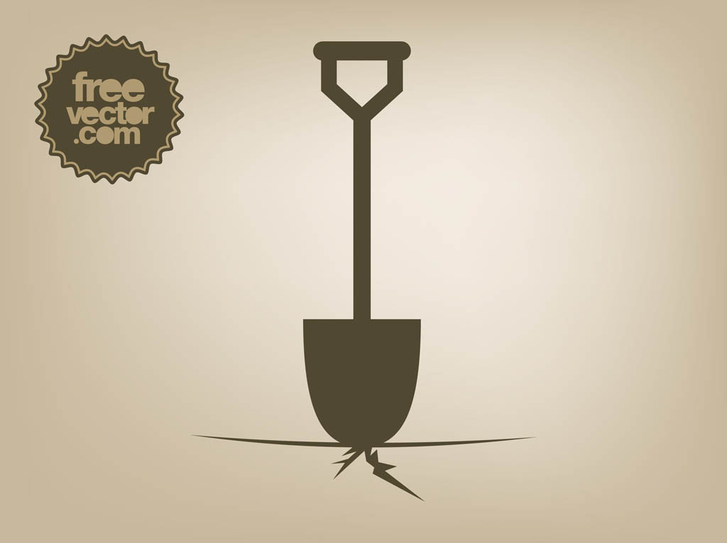 Shovel Vector Clip Art