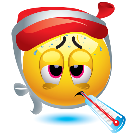 Sick Face Emoticon