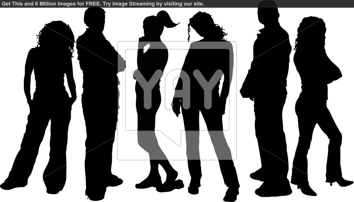 Silhouette People Group