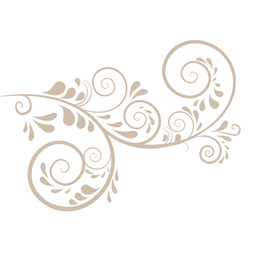 Simple Floral Ornament Vector