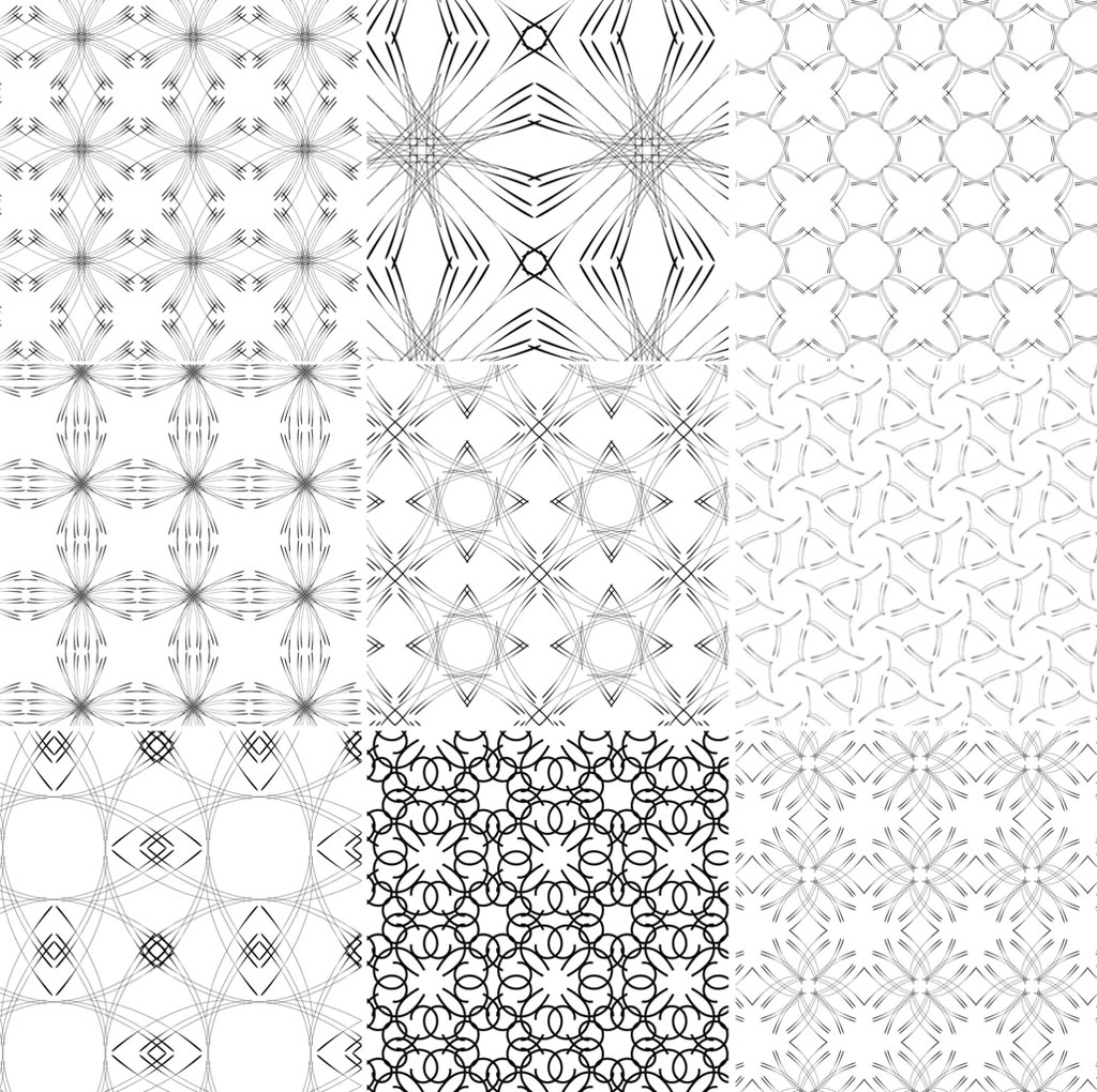 Simple Line Design Patterns