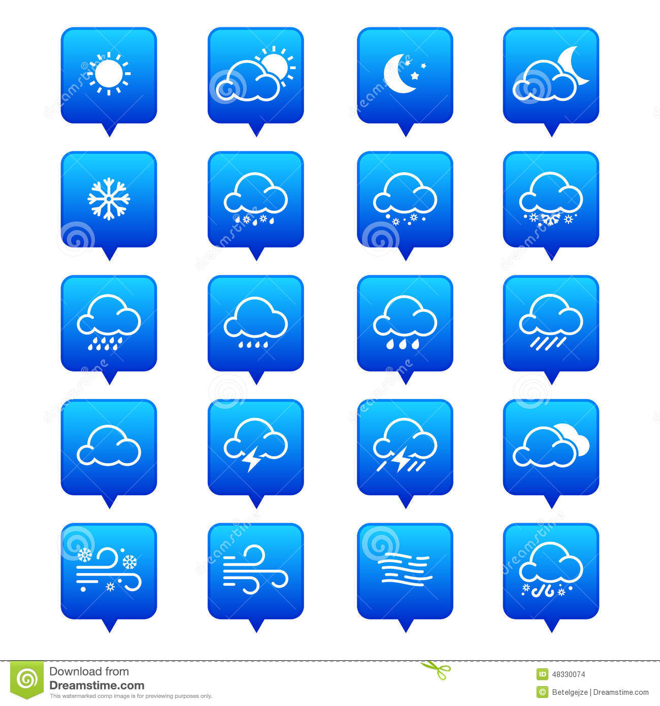 Simple Weather Line Icon