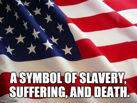 Slavery American Flag Meme