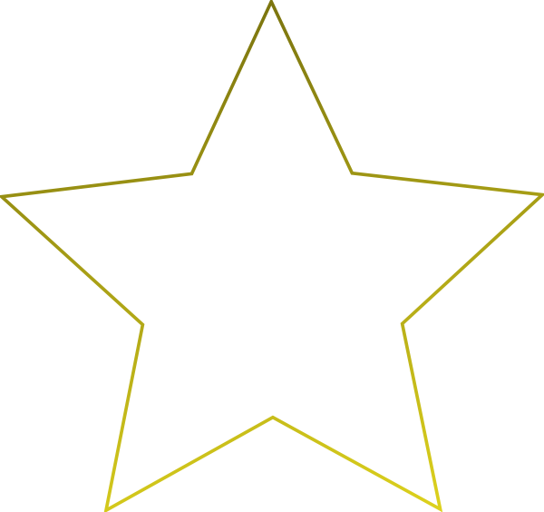 Star Clip Art Black and White