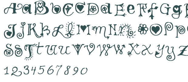 Teenage Girl Handwriting Font Teenage Girl Handwriting Font