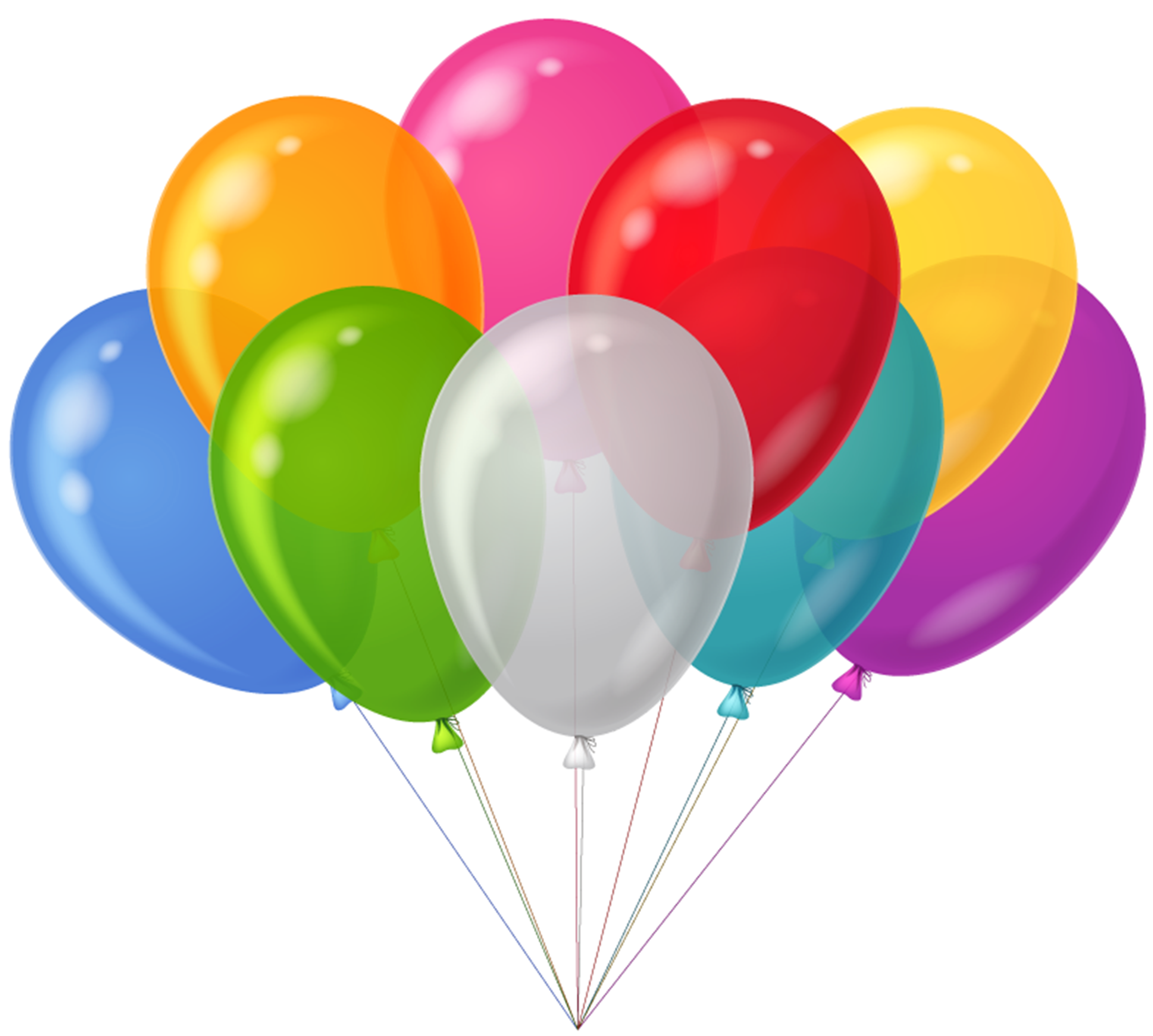 Transparent Balloons Clip Art