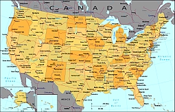 USA Vector Maps United States