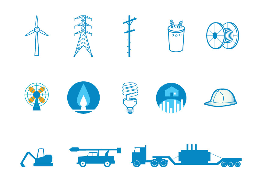 Vector Products and Services Icons