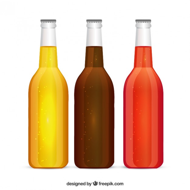 Vector Vintage Soft Drink Bottle Poster