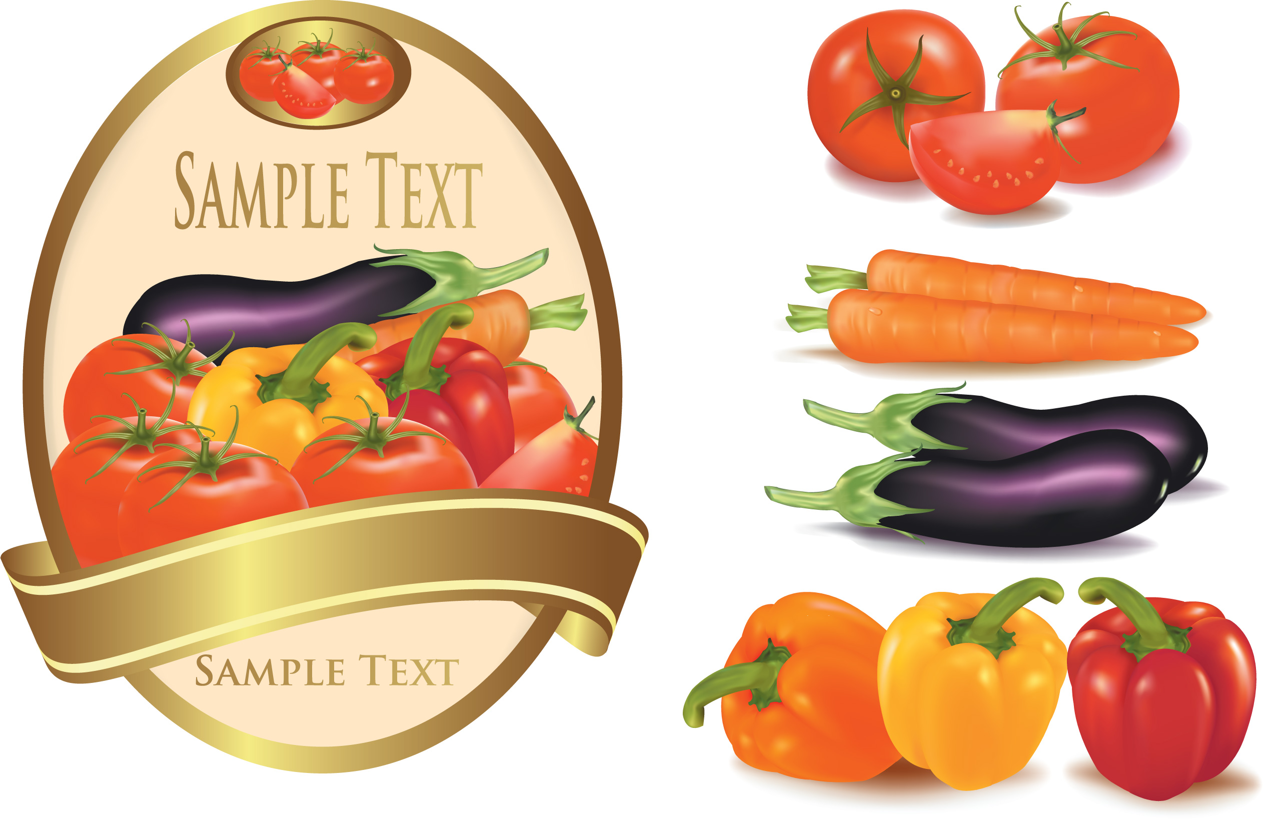 Vegetable Vectors Free Download