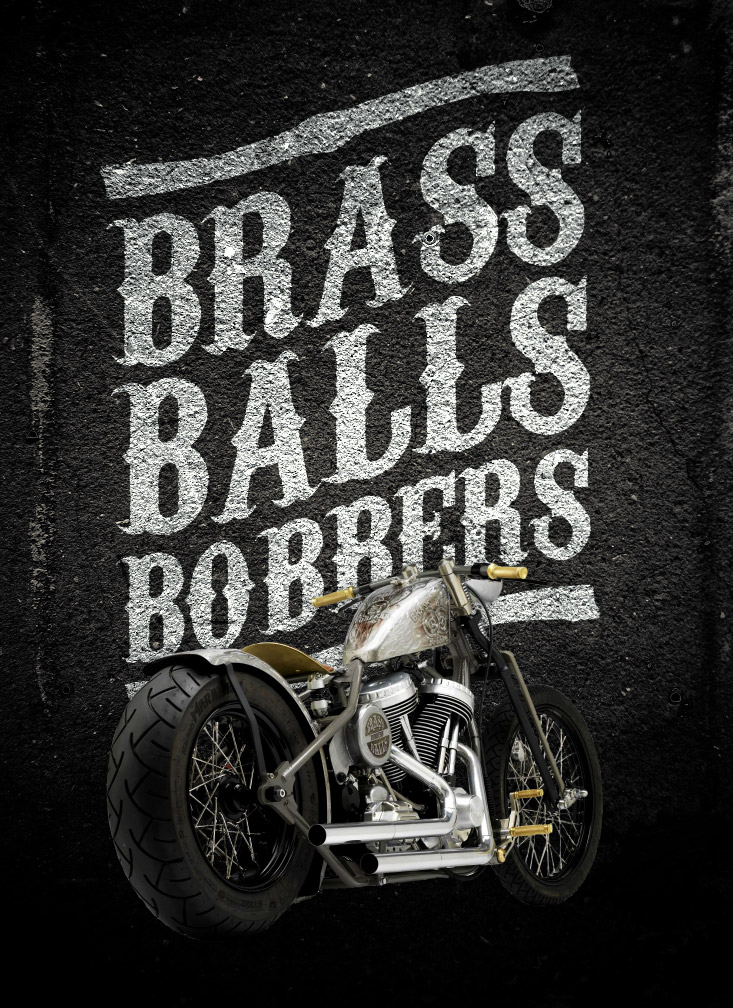 Vintage Motorcycle Font