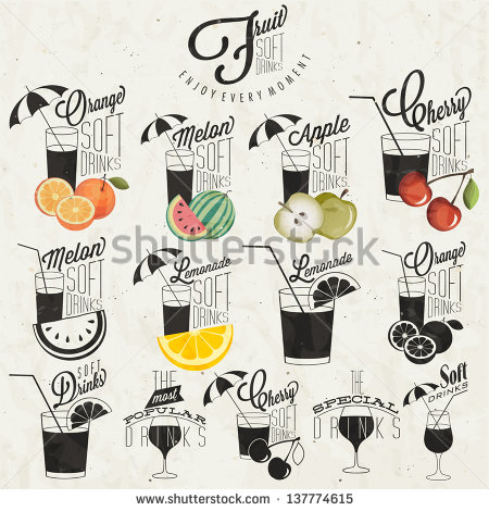 Vintage Soft Drinks Cherry Vintage Soft Drinks Cherry