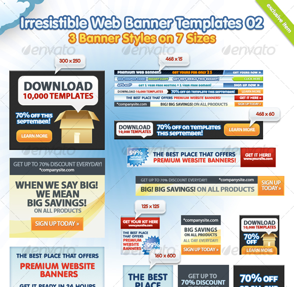 Web Page Banner Templates