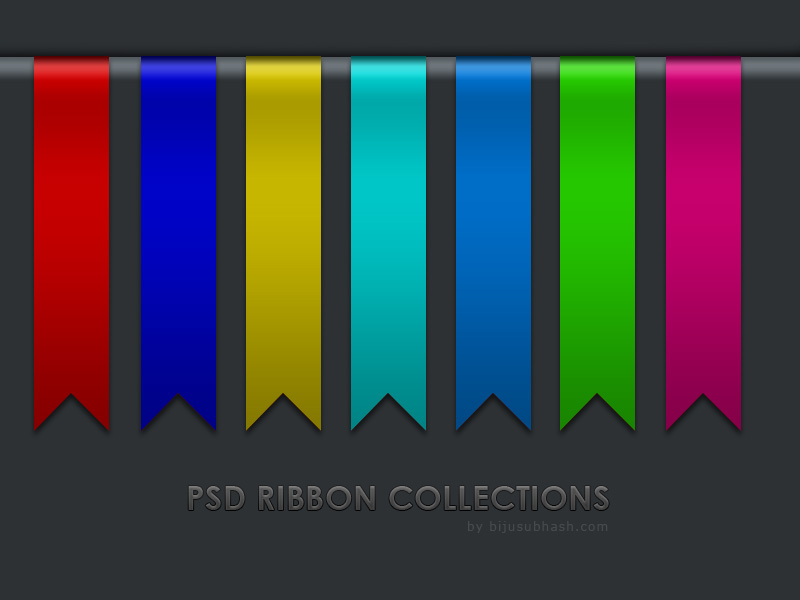 Web Ribbon PSD