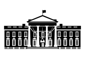 White House Vector Art