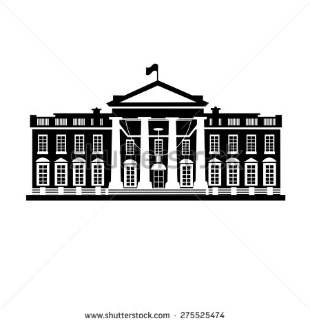 White House Washington DC Clip Art