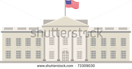 White House Washington DC Vector