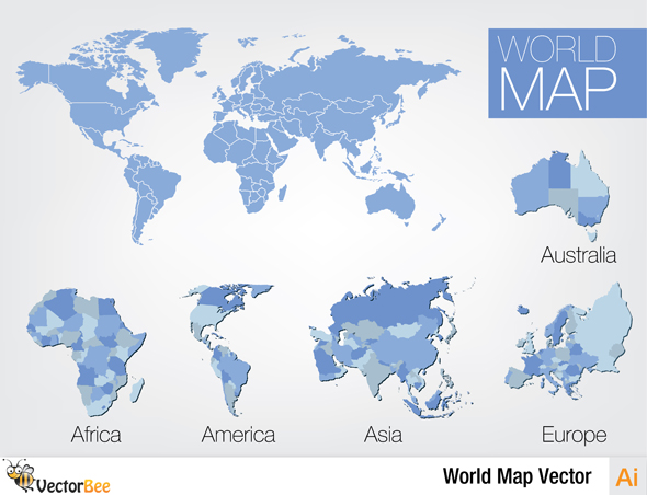 World Map Vector Free Download