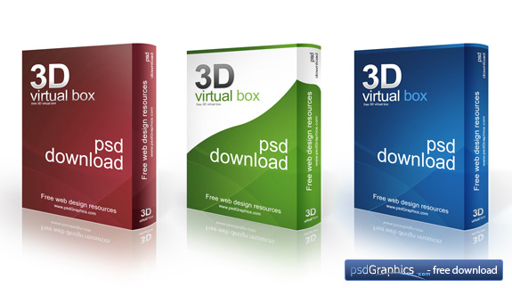 3D Software Box