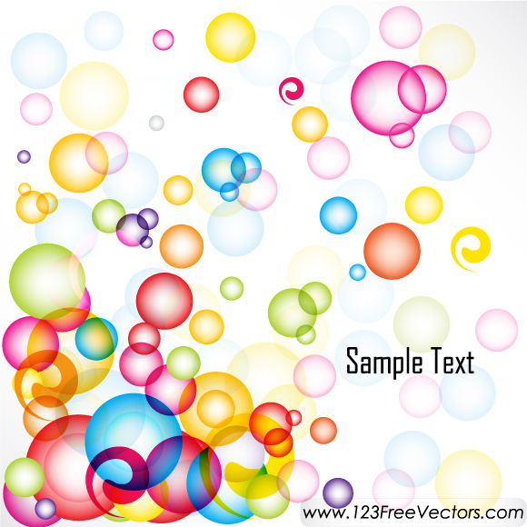 Abstract Background Colorful Vector Graphics