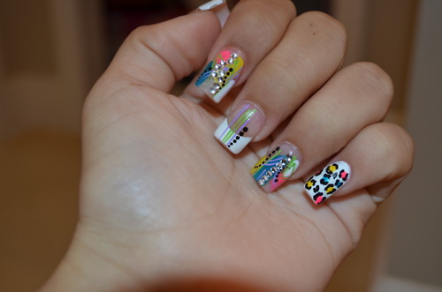 Acrylic Nail Designs with Rhinestones Tumblr