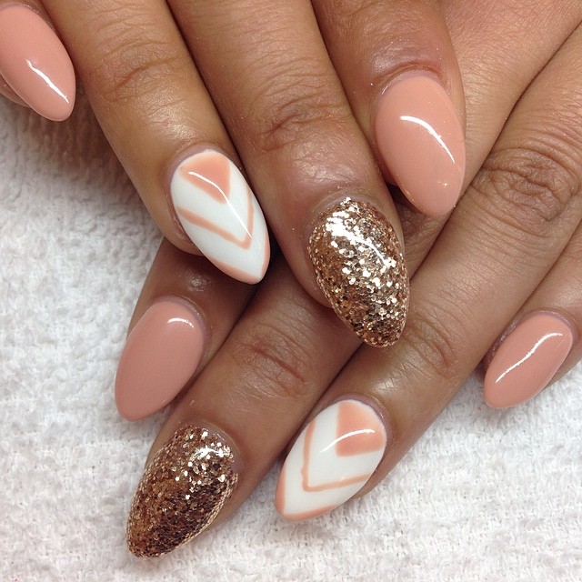 Almond Acrylic Nails