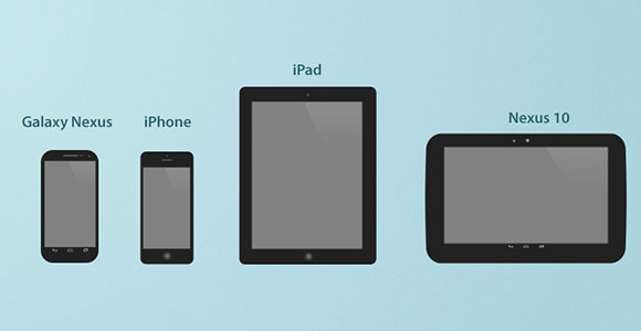 Android Tablet Device Icons