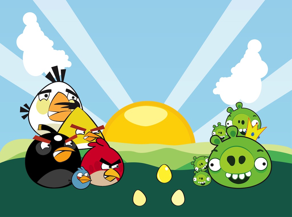 Angry Birds Characters Vector