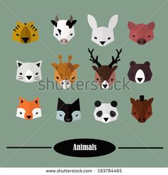 Animal Head Vector