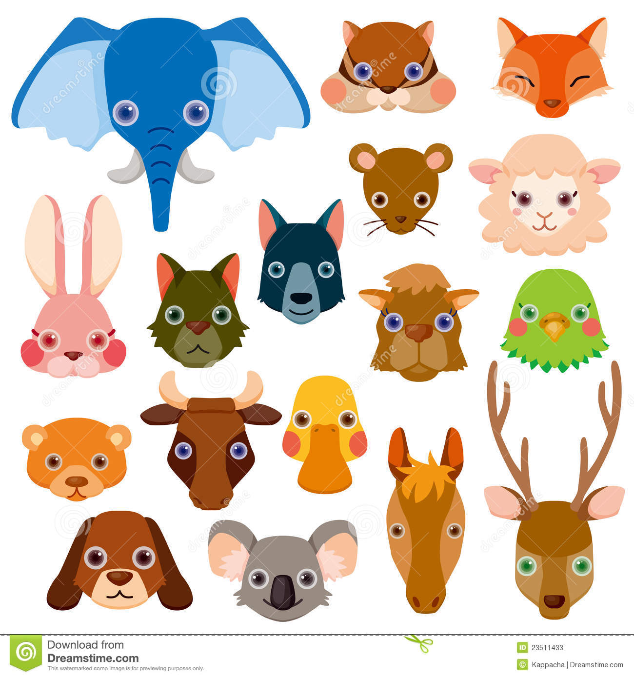 Animal Head Vector