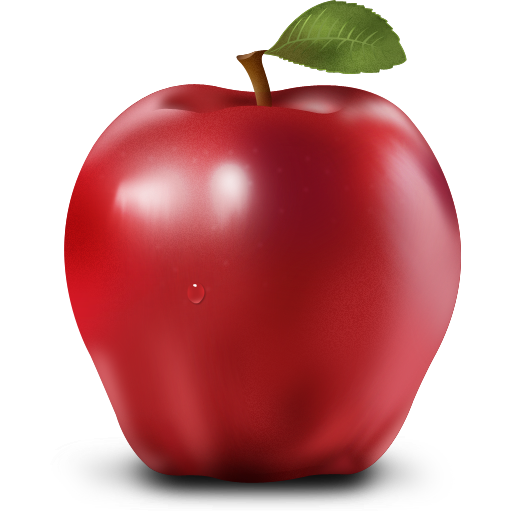 14 Red Apple Fruit Icon Images
