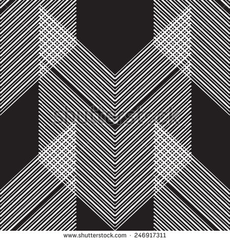 Art Deco Black Seamless Texture