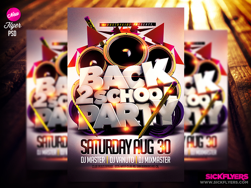 Back to School Flyer Template